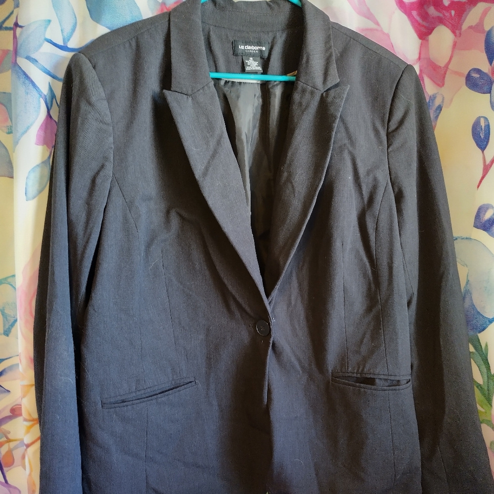 Gray Liz Claiborne Blazer